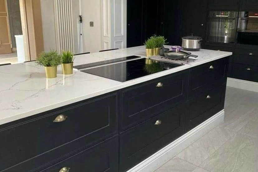 Fitted kitchen island
