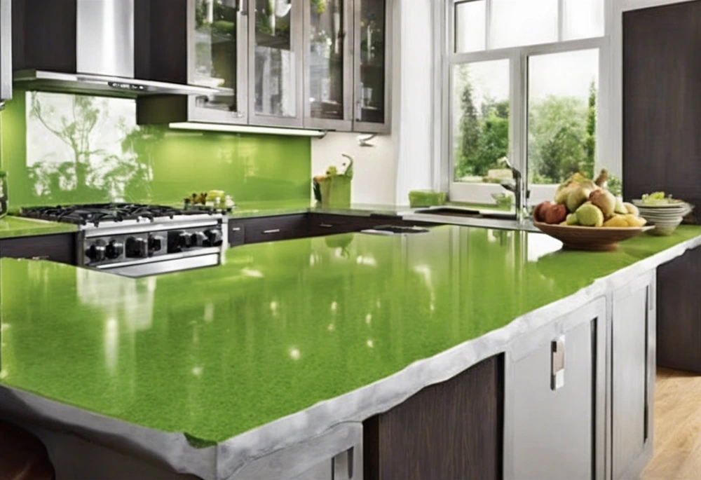 Aesthetic Appeal of Green Countertops
