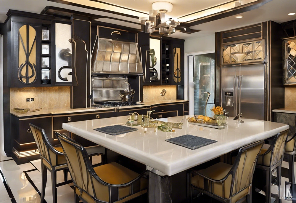 Integrating Modern Technology in Art Deco Kitchens