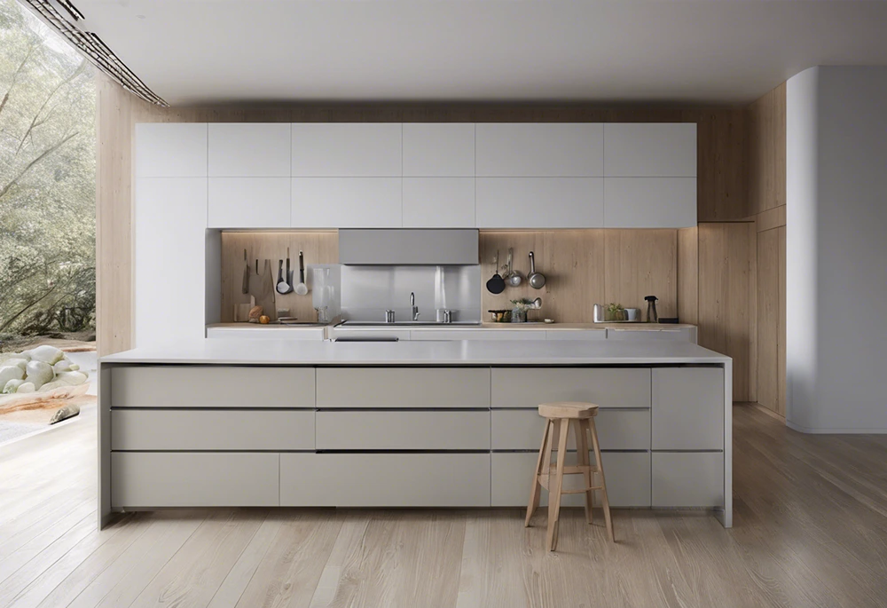 Flooring and Wall Materials in Minimalist Kitchens